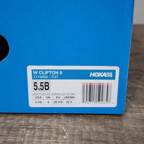 Hoka One One Clifton 8 Women's Running Shoes Sneakers Size 5.5 Multicolor - Picture 9 of 9